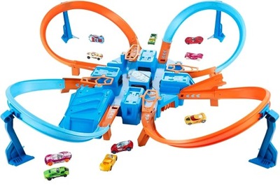 Tor samochodowy Criss Cross Crash Hot Wheels DTN42 OPIS!!