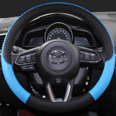 AZUL CUERO KOLKO VOLANTE PARA CX-3 CX-4 CX-5 CX-7 CX-9 MAZDA 3 A  