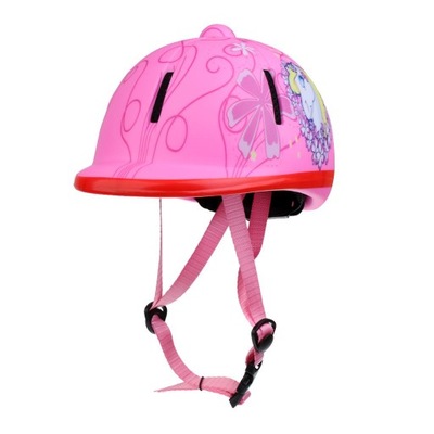 1-częściowy kask jeździecki dla dzieci - Snow Pink