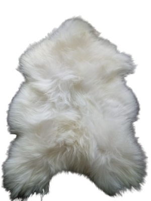 Skóra Owcza Island Biała Długi Włos Skóry Owcze XL