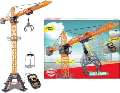 DŹWIG STEROWANY Dickie Toys ŻURAW GIGANT 120 cm