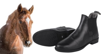 Sztyblety jeździeckie skórzane START Winter Basic zimowe ocieplane 42