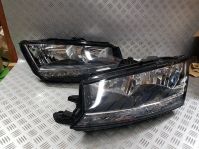 Фара правый  правая  r перед skoda fabia 3 led рестайлинг  3 lifting fl фото №1