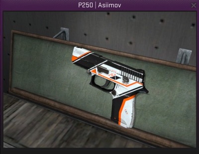 P250 ASIIMOV CS GO skin CS2