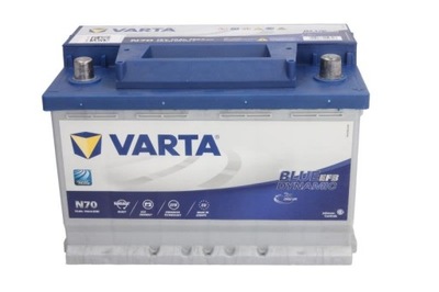 АККУМУЛЯТОР VARTA 12V 70AH/760A START&STOP P+