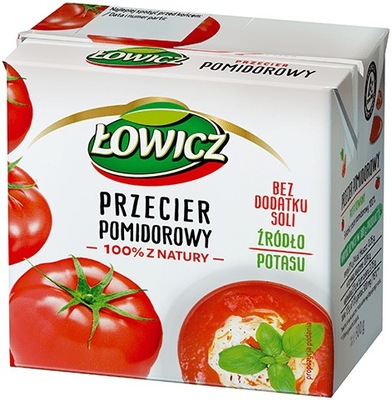 ŁOWICZ Przecier pomidorowy, karton 500g