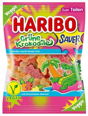 Haribo Grune Krokodile 175g