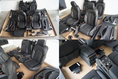 Audi a8 салон сиденья вентилируемые массаж мониторы фото №1