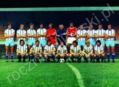 Pocztówka - Sezon 1973/74 KS Ruch Chorzów