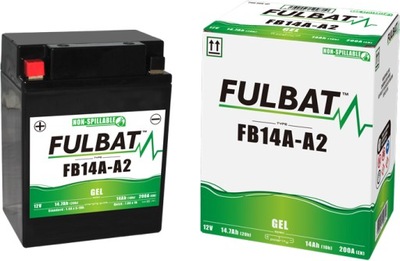 АКУМУЛЯТОР FULBAT YB14A-A2 FB14A-A2 12V 14AH 175A