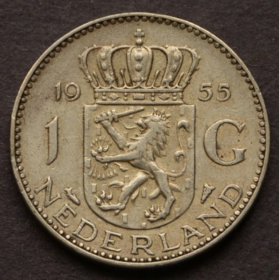 Holandia - 1 gulden 1955