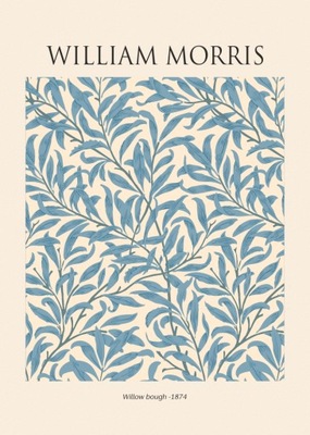 WILLIAM MORRIS Willow bough PLAKAT 100x70cm #237