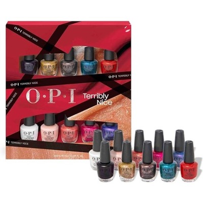 OPI Terribly Nice Mini Lakiery do paznokci zestaw świąteczny 10szt x 3,75ml