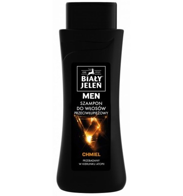 Biały Jeleń MEN szampon przeciwłupieżowy CHMIEL