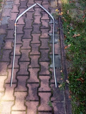 Накладки кровельные l+r mercedes w115 ii seria фото №1