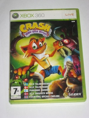 Gra CRASH MIND OVER MUTANT XBOX360 BDB! ENG! BDB!