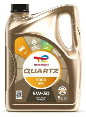 TOTAL QUARTZ 9000 NFC 5W30 5L ACEA A5/B5 5L