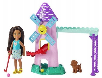 Barbie klub Chelsea mini golf lalka Mattel FRL85