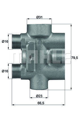 MAHLE TO 9 75 TERMOSTAT, CHLODZENIE ALYVOS 