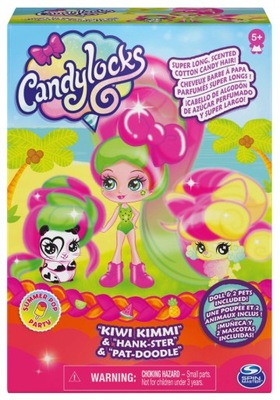 Candylocks lalka Kiwi Kimmi & Zwierzak Hank-St