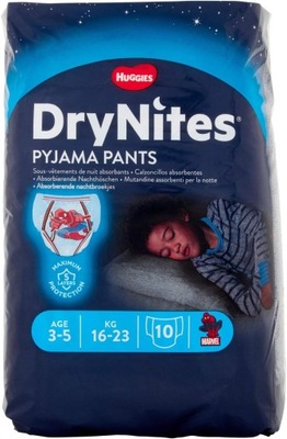 DryNites 3-5 lat 10 x pieluch Spiderman