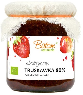 TRUSKAWKA 80 % B/C BIO 260 g BATOM