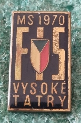 ODZNAKA FIS WORLD CUP VYSOKE TATRY 1970