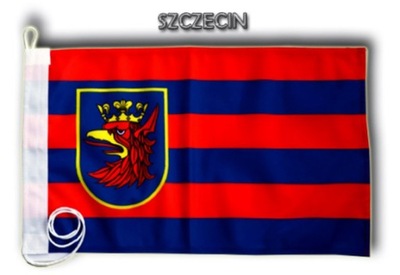 Bandera Flaga Szczecin 30 x 50cm