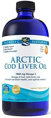 NORDIC NATURALS Arctic Cod Liver Oil 473ml ORANGE