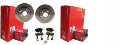 ДИСКИ ТОРМОЗНЫЕ КОЛОДКИ P+T BREMBO MERCEDES W203 C203