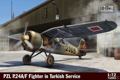 IBG 72553 PZL P.24A/F Figher in Turkish Service skala 1/72