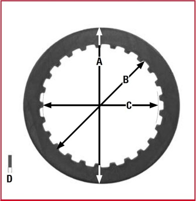 PRZEKLADKI DISC SPRZEGLOWYCH HONDA XR 600 85-99 - milautoparts-fr.ukrlive.com