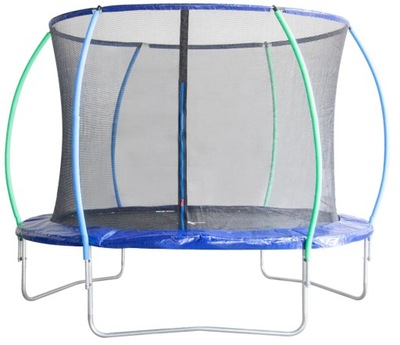 TRAMPOLINA OGRODOWA ATLAS SPORT 374 cm 12FT OKRĄG