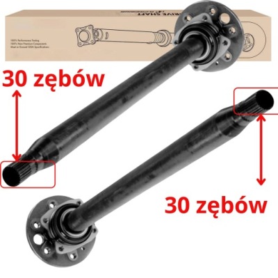 Приводной вал задняя x2 с ступица mercedes sprinter 906 907 vw crafter 2.0 tdi 2.5tdi фото №1