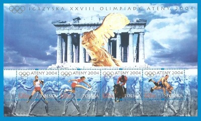 Fi. Blok 191I** - Olimpiada Ateny - 2004r - czysty