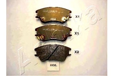 Ashika гальмівні колодки гальмівні hyundai atos mx 1.0 ashika фото №1