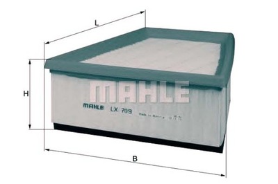 KNECHT ФИЛЬТР ВОЗДУХА MAHLE 6Q0129620B 0986B02332 145743