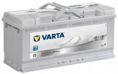 Акумулятор varta silver l1 110ah 920a фото №1