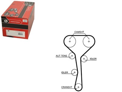 Ремень распределительного вала renault scenic i 2.0 16v rx4 ja0/1 фото №1