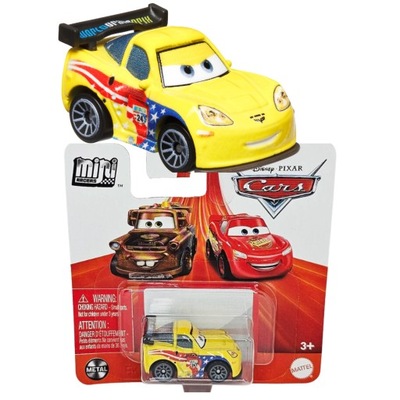 Auta Cars Mini Jeff Gorvette Mattel Oryginalny Disney Pixar UNIKAT HTP95