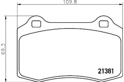 ZAPATAS DE FRENADO JAGUAR XJR 4.0 97-03 PARTE TRASERA BREMBO  