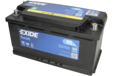 АККУМУЛЯТОР EXIDE 12V 95AH/800A EXCELL P+