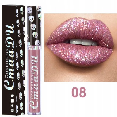 New 8 Color Diamond Shimmer Glitter Lip Gloss