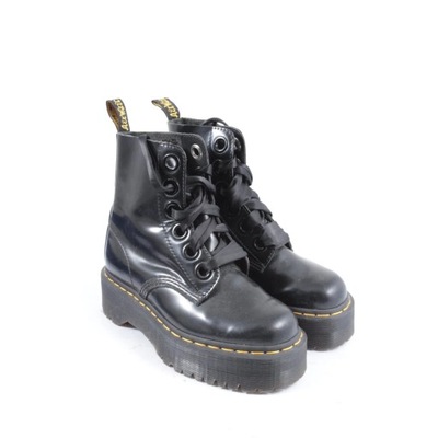 DR. MARTENS Sznurowane botki Rozm. EU 37 czarny