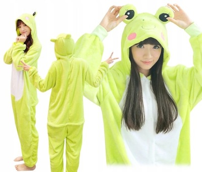 ŻABA KOMBINEZON PIŻAMA KIGURUMI ONESIE L