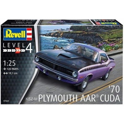 REVELL 07664 - Plymouth AAR Cuda '70 1/25