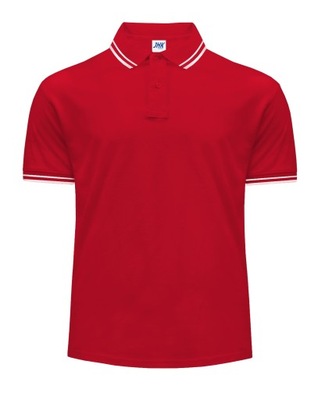 Koszulka Polo Męskie Polówka męska czerwona L