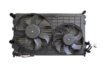 Комплект радіатор вентилятор vw scirocco touran фото №1