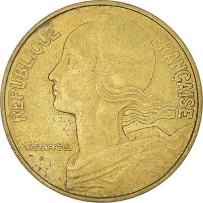 Moneta, Francja, 20 Centimes, 1979