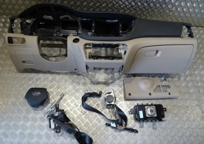 Hyundai tucson iii przed liftem панель  приборная панель ремни подушки безопасности комплект фото №1
